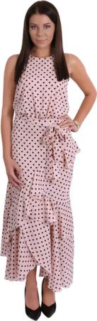 Sarcia.eu Maxikleid Pinkes Maxikleid mit Tupfen