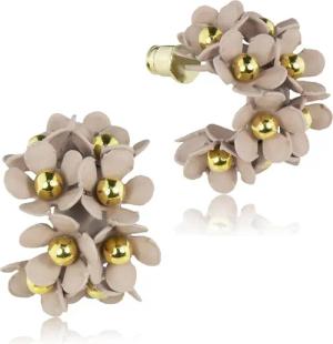 LUISIA® Paar Ohrstecker Halb Creolen Ohrringe