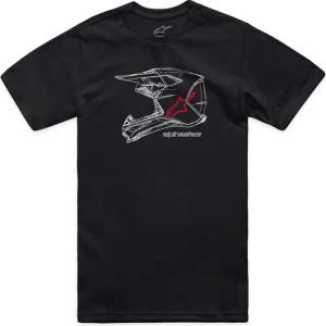 Alpinestars T-Shirt "MX Helmet" Schwarz