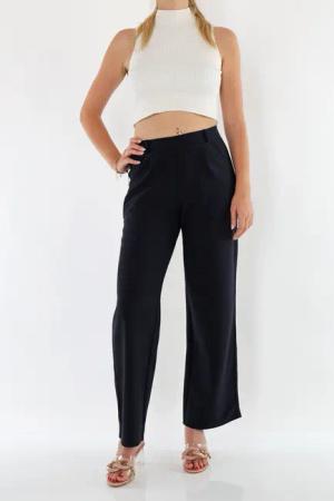MIRROSI Stretch-Hose Damen Hose mit breitem