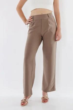 MIRROSI Stretch-Hose Damen Hose mit breitem