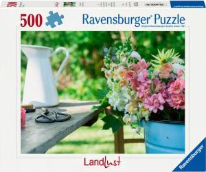 Ravensburger Puzzle Sommerbunte Löwenmäulchen, 500 Puzzleteile,