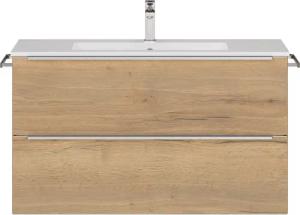 nobilia® Waschtisch-Set Levere, (1-St., vormontiert, mit