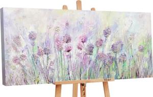 YS-Art Gemälde Blumen auf der Wiese,