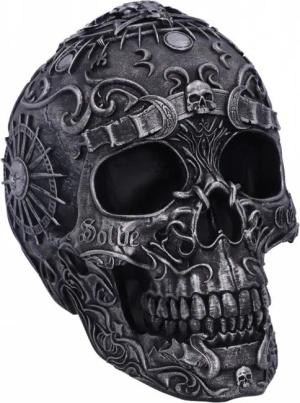 Horror-Shop Dekofigur Okkulter Totenkopf ",Baphomet's Worship"