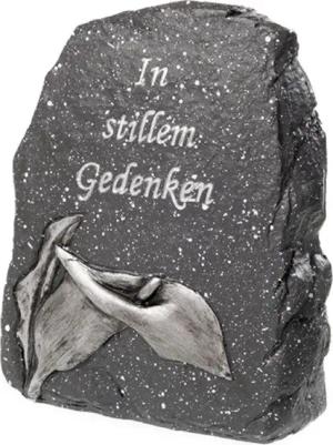Linoows Dekoobjekt Grabdeko Grabschmuck "Stein mit