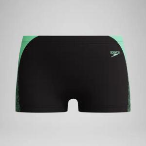 Jungen Hyperboom Splice Aquashorts Schwarz/Grün