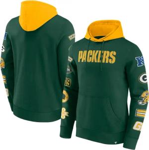 Fanatics Kapuzenpullover "Fanatics Hoodie Green Bay Packers Patched Out Fleece"