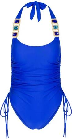 Moda Minx Badeanzug "Boujee", (1 St.), mit funkelndem Steinbesatz