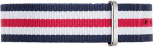 Daniel Wellington DW Armband Nato Canterbury 20mm Silver