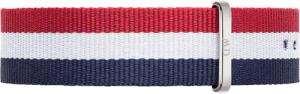 Daniel Wellington DW Armband Nato Cambridge 20mm Silver