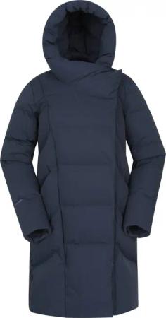 Cosy Wrap II Damen-Daunenjacke - Marineblau
