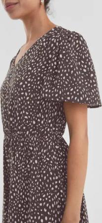 QS Minikleid Viskosekleid mit All-over-Print