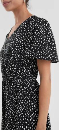 QS Minikleid Viskosekleid mit All-over-Print