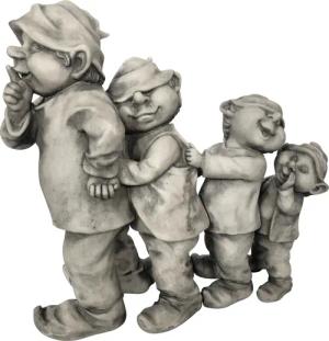 Online-Fuchs Gartenfigur Lustige Wichtel Polonaise Gnome