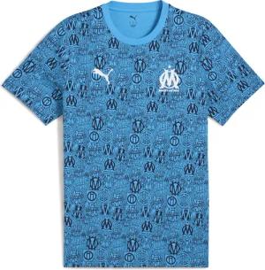 PUMA T-Shirt "Olympique de Marseille FtblCulture T-Shirt mit Allover-Print"