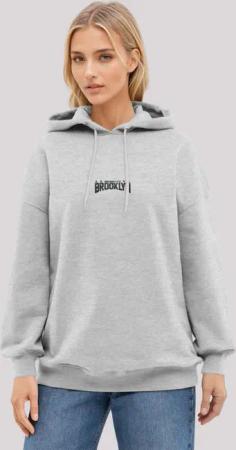 F4NT4STIC Kapuzenpullover "Brooklyn New York Bestickt", Premium Qualität