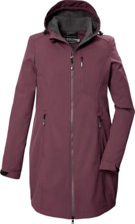 Killtec Softshellparka "KOS 370 WMN SFTSHLL PRK", Winddichter Damen Softshell Parka, wasserabweisend, atmungsaktiv