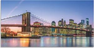 Artland Wandbild "Skyline New York City", New York, (1 St.), als Alubild, Outdoorbild, Leinwandbild, Poster, Wandaufkleber