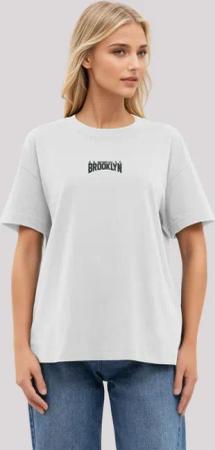 F4NT4STIC T-Shirt "Brooklyn New York Bestickt", Premium Qualität