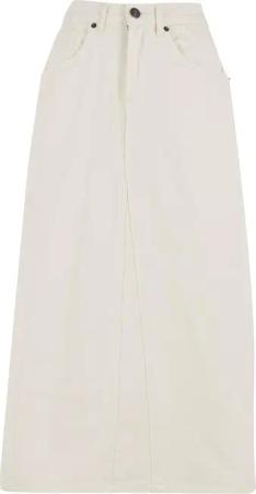 URBAN CLASSICS Sommerrock "Urban Classics Ladies Soft Denim Midi Skirt", (1 tlg.)