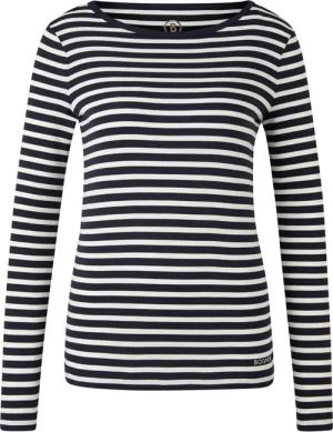 BOGNER Longsleeve Louna für Damen - Dunkelblau/Weiß - 46