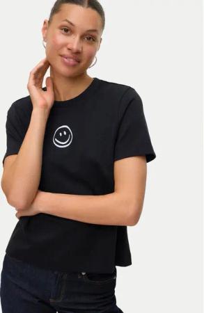 Vero Moda T-Shirt Sara 10311633 Schwarz Regular Fit