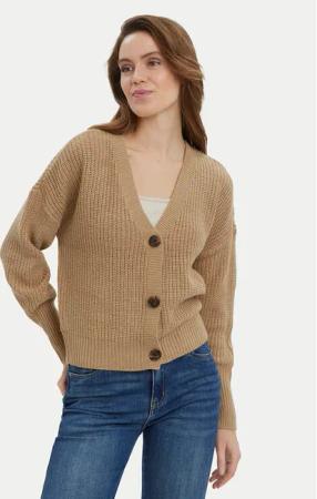 Vero Moda Strickjacke Lea 10249632 Beige Regular Fit