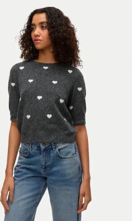 Vero Moda Pullover Doffy 10330793 Grau Regular Fit