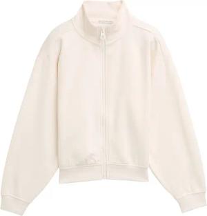 TOM TAILOR Mädchen Oversize Sweatjacke mit Stehkragen, braun, Uni, Gr. 176