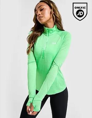 Under Armour Tech Tiger 1/4 Zip Top Damen - Damen, Grün