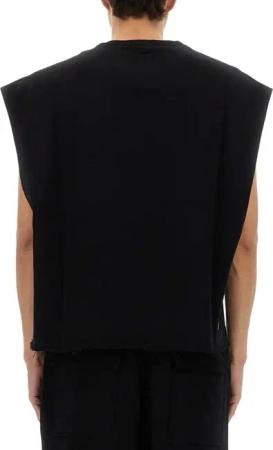 Rick Owens - Cropped Micro Tatlin T-Shirt - Größe L - schwarz