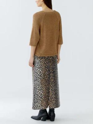 Oui - Pullover - Größe 44 DAMEN - cognacbraun