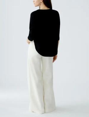 Oui - Pullover - Größe 42 DAMEN - schwarz