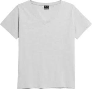4F T-Shirt SS23TTSHF582CHODNYJASNYSZARY
