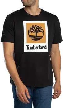 Timberland T-Shirt Farbiges kurzes Grafik-T-Shirt