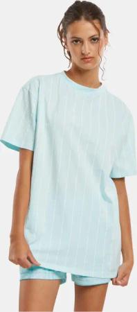 Karl Kani Small Signature Essential Pinstripe Os Tee