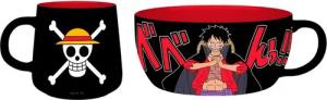 One Piece - Anime Frühstücks-Set - Ruffy - multicolor - Lizenzierter Fanartikel