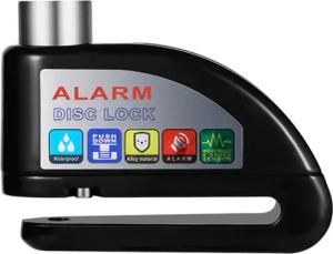 SachsenRad Scheibenklemme Motorrad Alarm 110dB, Wasserdichtes