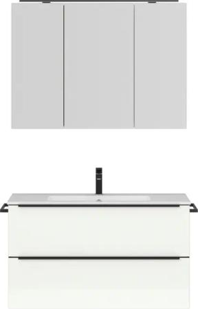 nobilia® Badmöbel-Set Levere, (2-St., vormontiert, mit