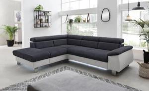 COTTA Ecksofa Komaris L-Form mit Kopfteilverstellung,