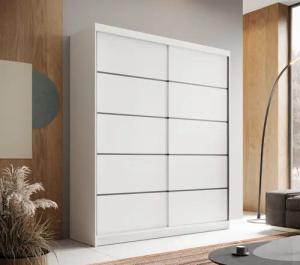 MOEBLO Schiebetürenschrank SIENNA 180 (6 Fächer