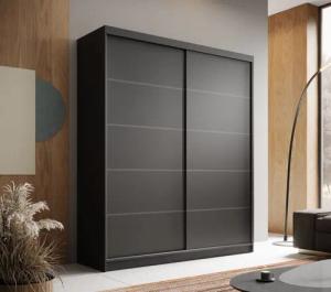 MOEBLO Schiebetürenschrank SIENNA 180 (6 Fächer