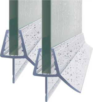 Boromal Duschdichtung Ersatzdichtung Wasserabweiser PVC 50-100cm