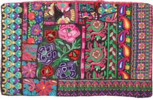 Guru-Shop Kissenbezüge Patchwork Kissenhülle 60x40 cm,