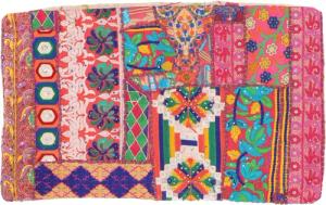 Guru-Shop Kissenbezüge Patchwork Kissenhülle 60x40 cm,