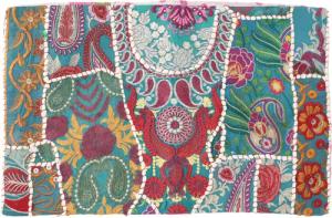 Guru-Shop Kissenbezüge Patchwork Kissenhülle 60x40 cm,