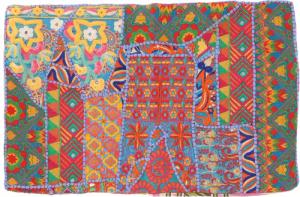 Guru-Shop Kissenbezüge Patchwork Kissenhülle 60x40 cm,