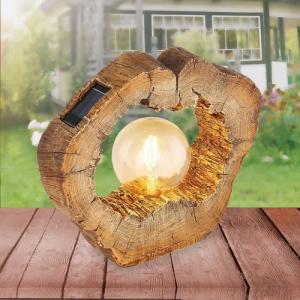 bmf-versand LED Solarleuchte Solarleuchte Garten Baumstamm
