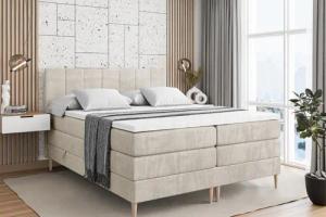 ALTDECOR Boxspringbett MOETI-F KING (Multipocket-Matratze H4,